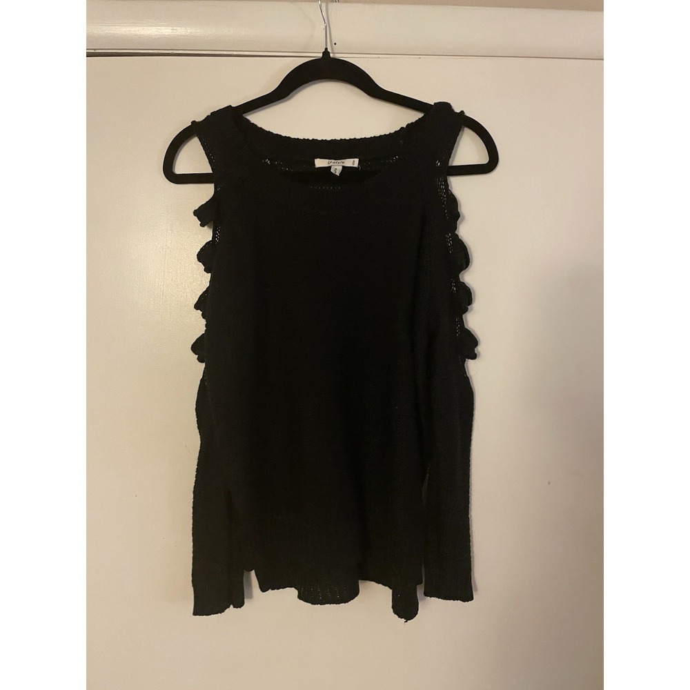 U-Style Womens Size Small Long Sleeve Top Black Grunge‎ , Goth , Alternative